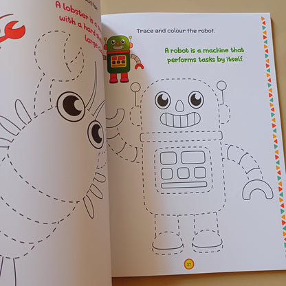 My Playtime Learn, Trace and Colour Activity Book