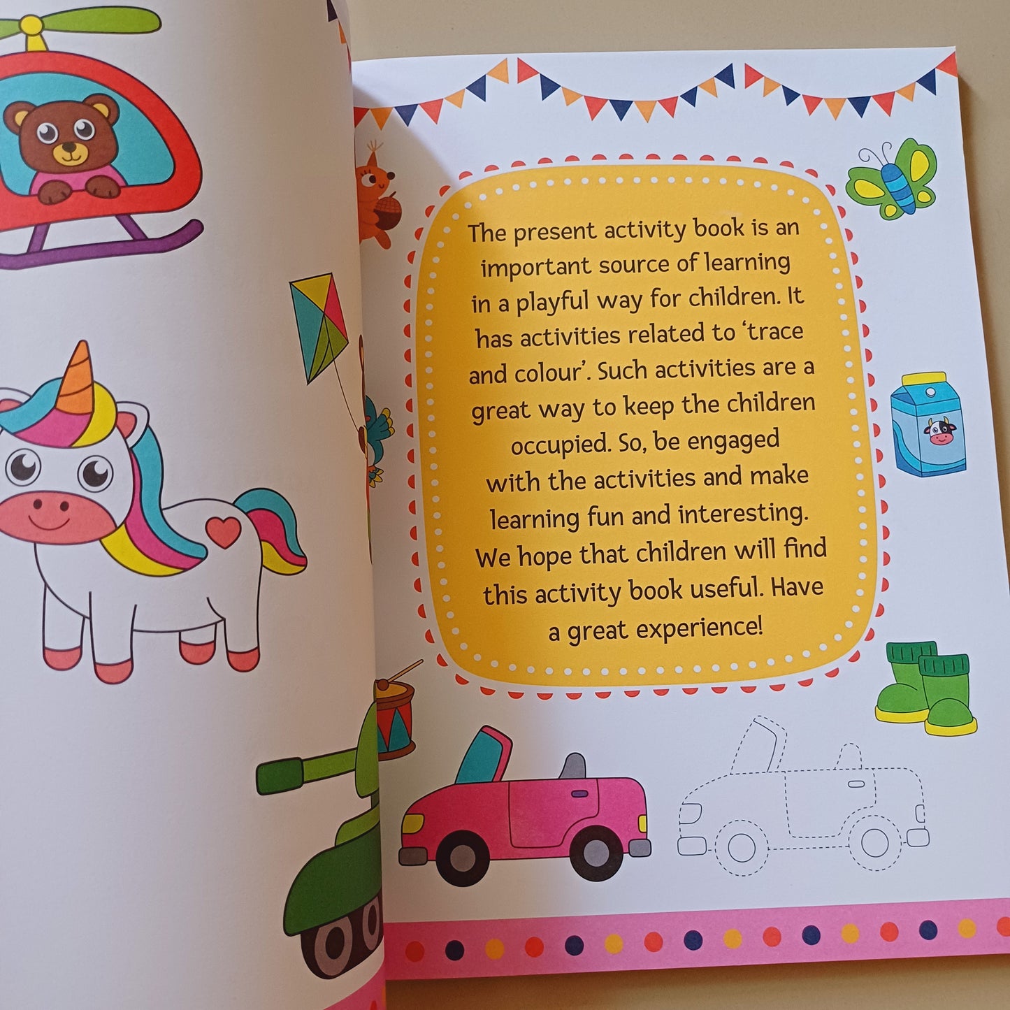 My Playtime Learn, Trace and Colour Activity Book